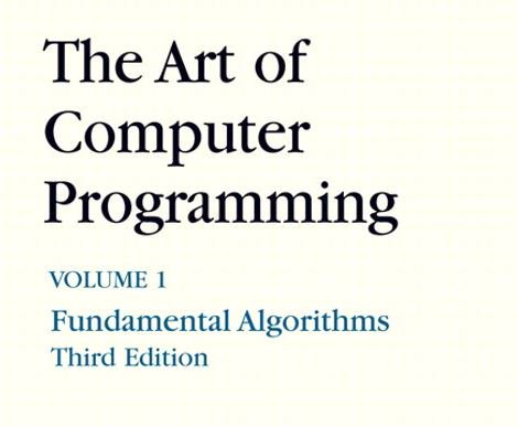 도널드 크누스가 작성한 The Art Of Computer Programming. 해당 책은 Tex로 작성되었으며, 악명 높은 난이도와 아직도 시리즈가 완성이 안된 책으로 유명하다.